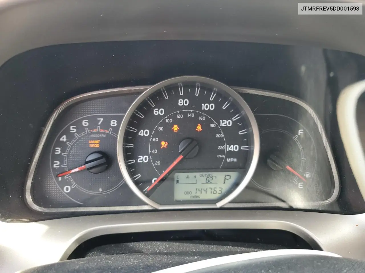 2013 Toyota Rav4 Xle VIN: JTMRFREV5DD001593 Lot: 63193385