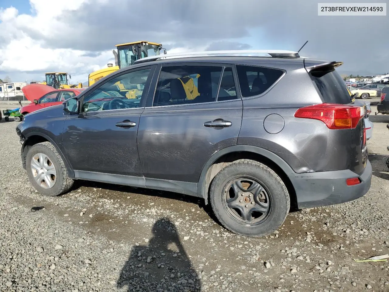 2014 Toyota Rav4 Le VIN: 2T3BFREVXEW214593 Lot: 49207805