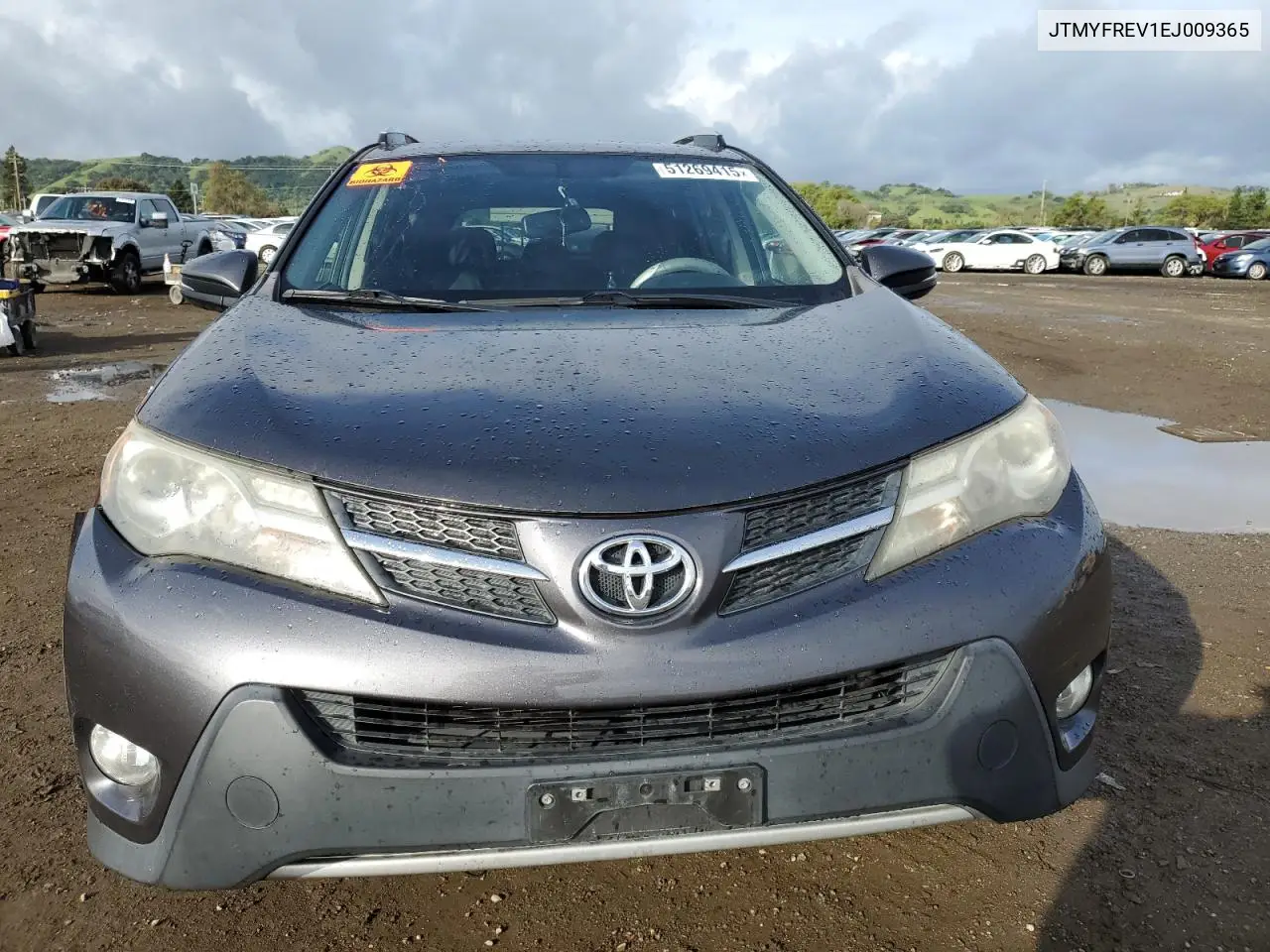 2014 Toyota Rav4 Limited VIN: JTMYFREV1EJ009365 Lot: 51269415
