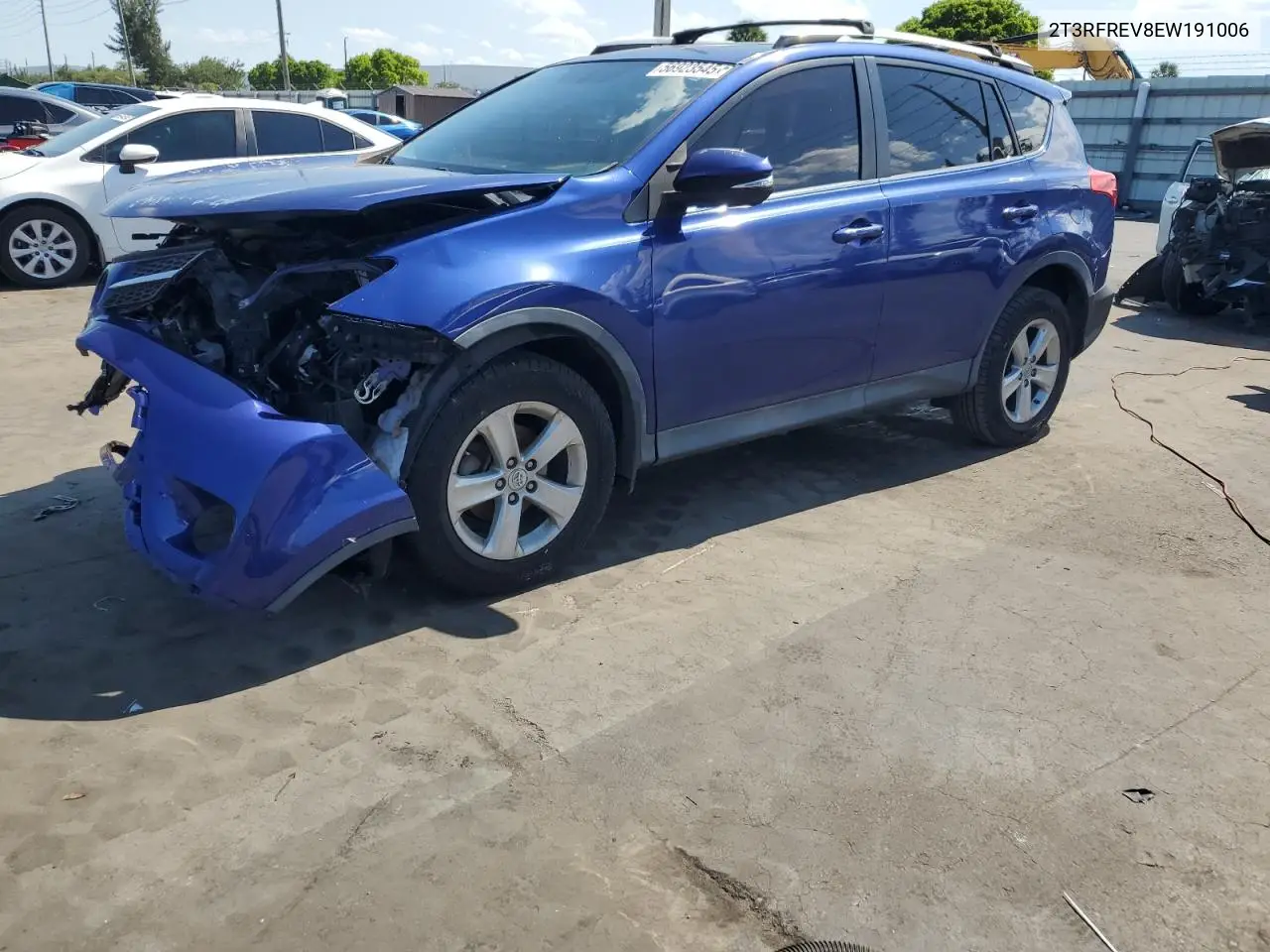 2014 Toyota Rav4 Xle VIN: 2T3RFREV8EW191006 Lot: 56923545