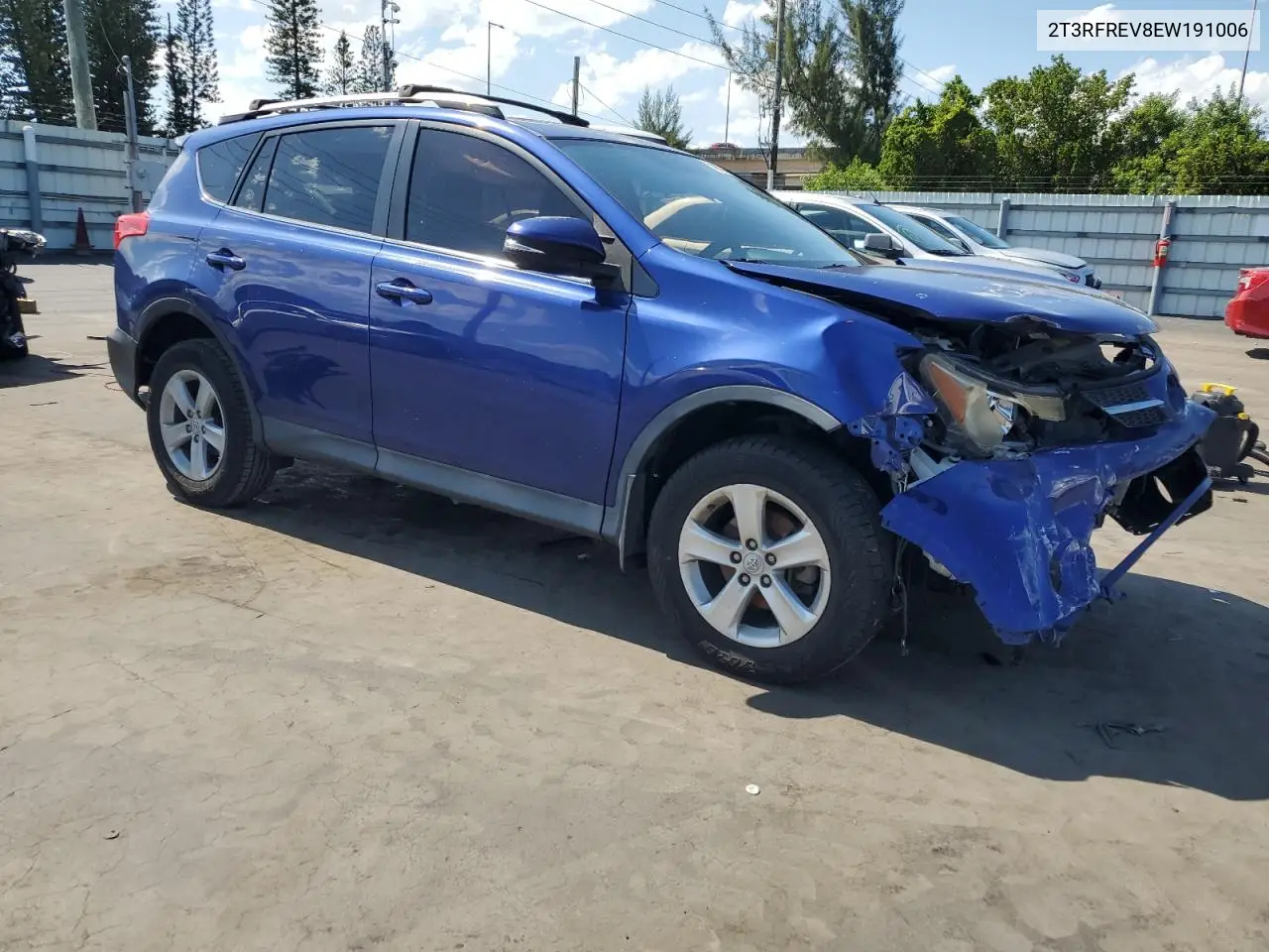 2014 Toyota Rav4 Xle VIN: 2T3RFREV8EW191006 Lot: 56923545