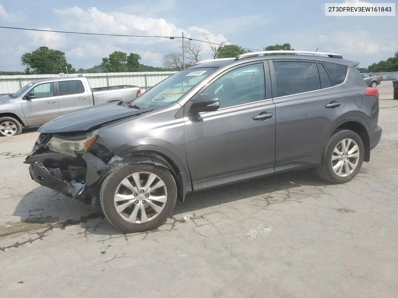 2014 Toyota Rav4 Limited VIN: 2T3DFREV3EW161843 Lot: 59916565