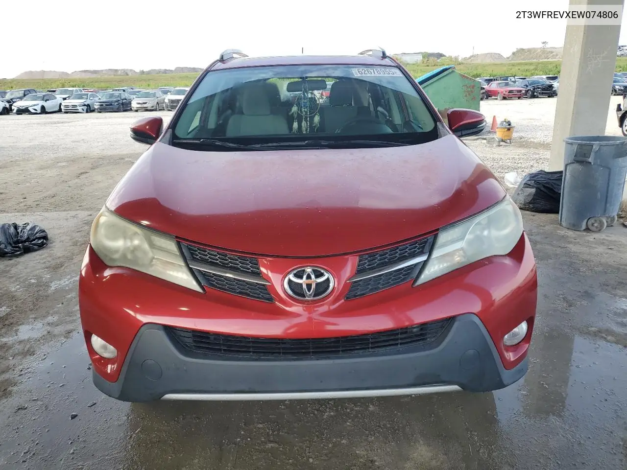 2014 Toyota Rav4 Xle VIN: 2T3WFREVXEW074806 Lot: 62678955