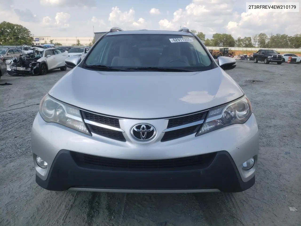 2014 Toyota Rav4 Xle VIN: 2T3RFREV4EW210179 Lot: 62911355