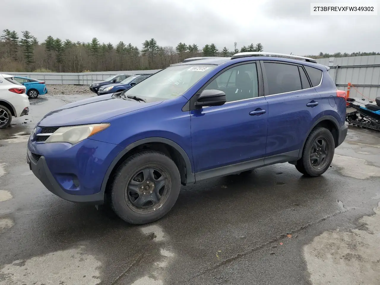2015 Toyota Rav4 Le VIN: 2T3BFREVXFW349302 Lot: 55672415