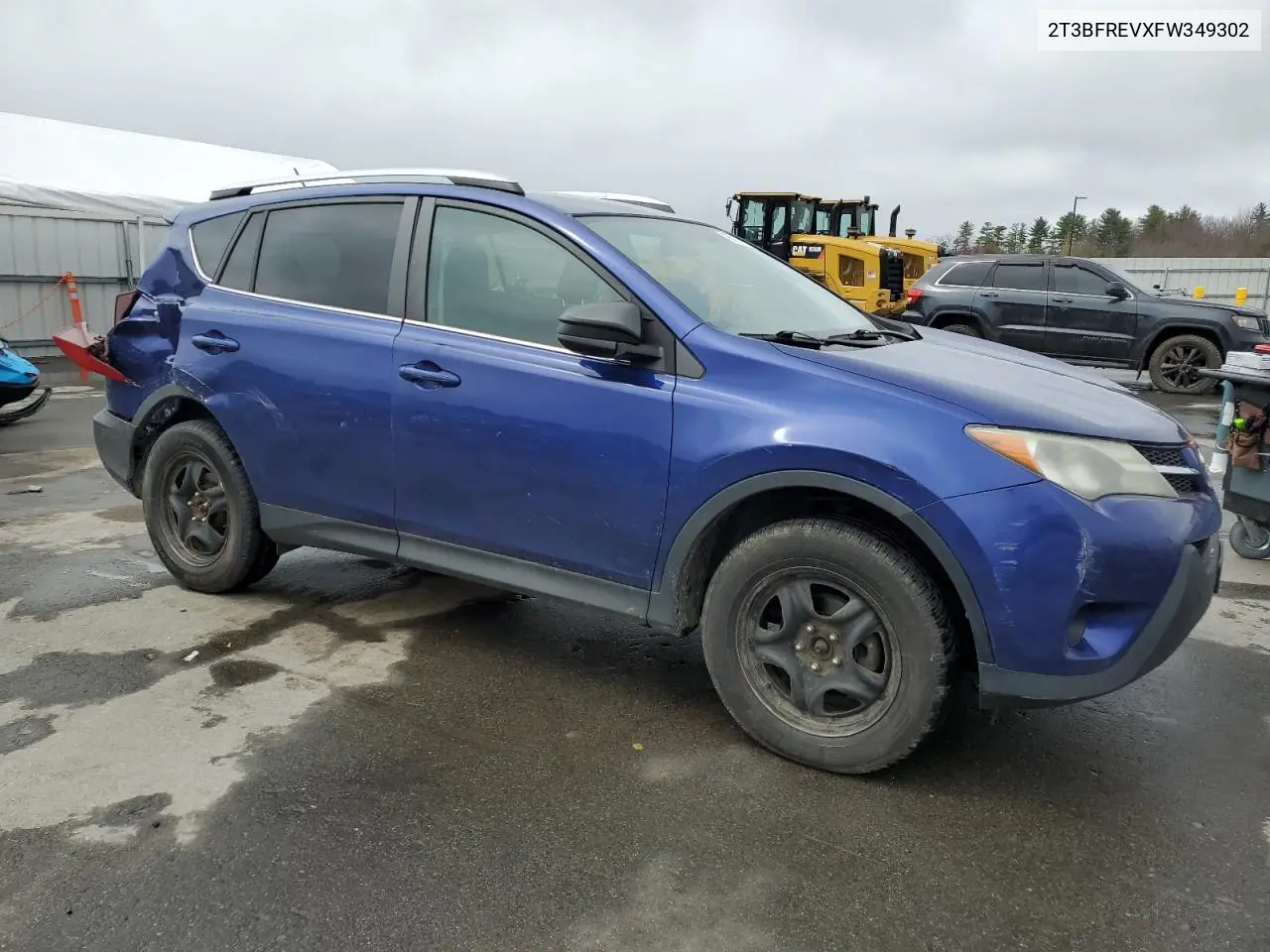 2015 Toyota Rav4 Le VIN: 2T3BFREVXFW349302 Lot: 55672415
