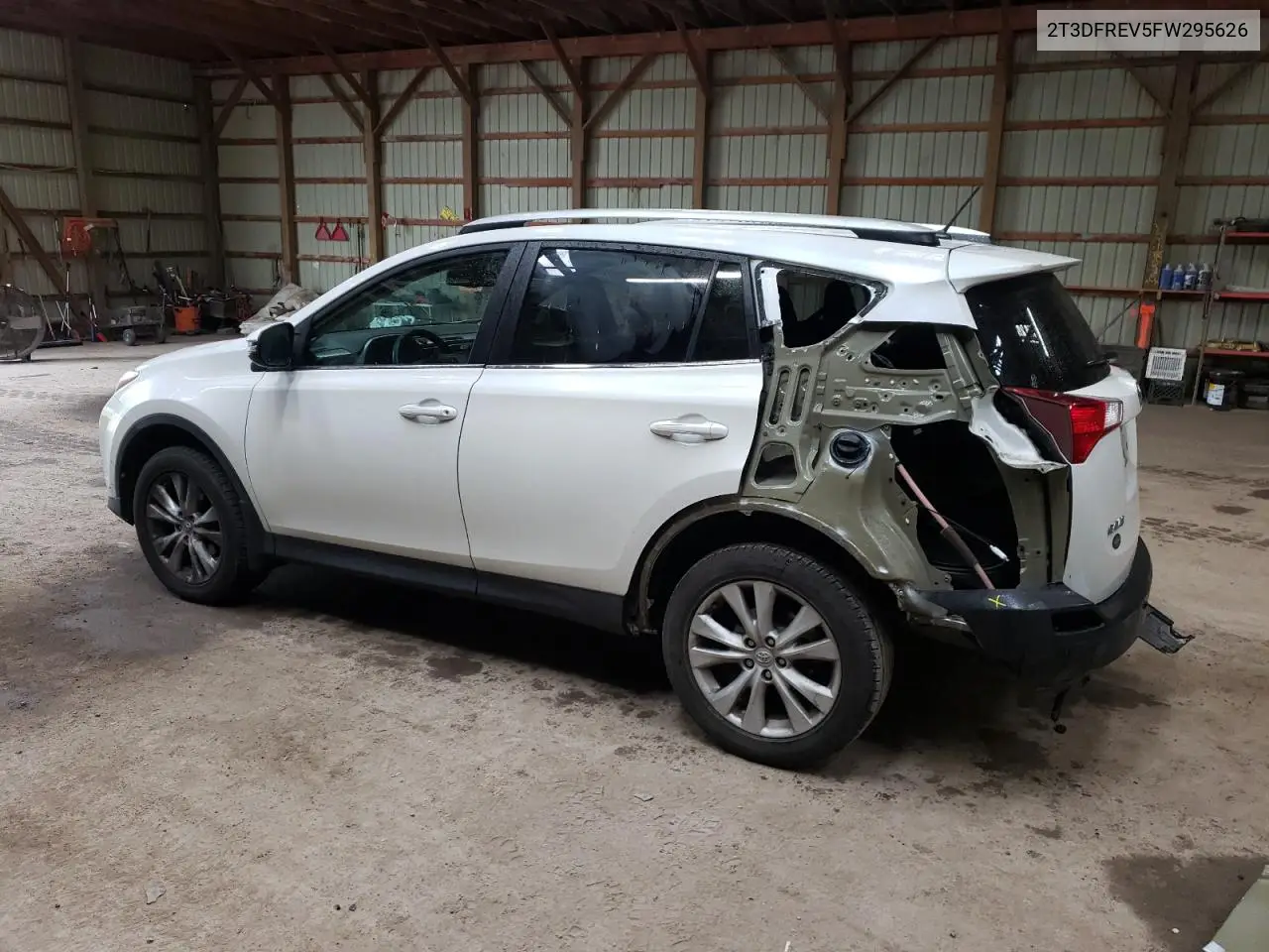 2015 Toyota Rav4 Limited VIN: 2T3DFREV5FW295626 Lot: 56859985