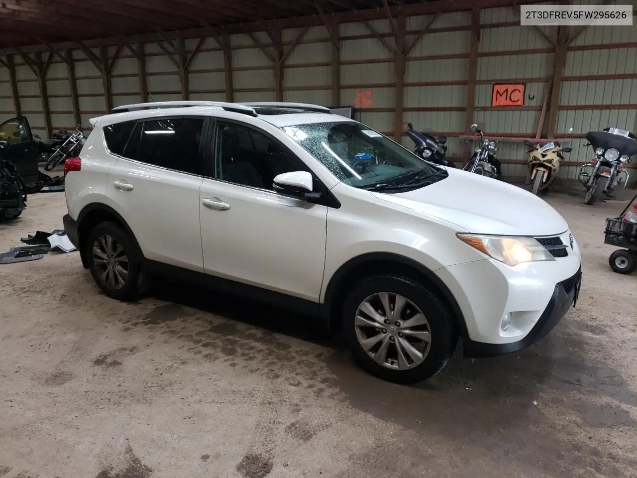 2015 Toyota Rav4 Limited VIN: 2T3DFREV5FW295626 Lot: 56859985