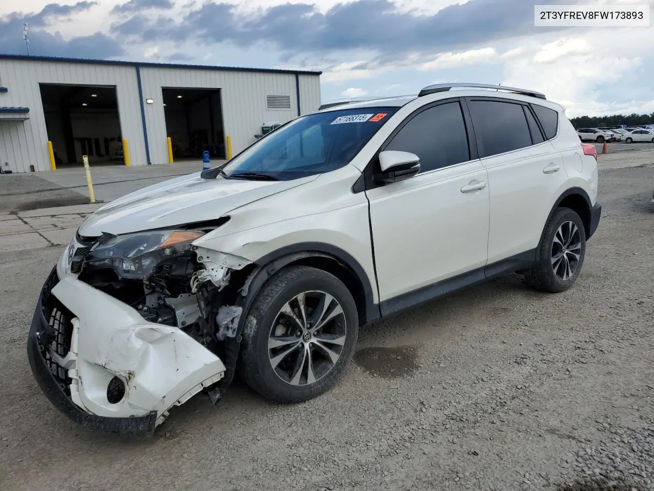 2015 Toyota Rav4 Limited VIN: 2T3YFREV8FW173893 Lot: 57166315