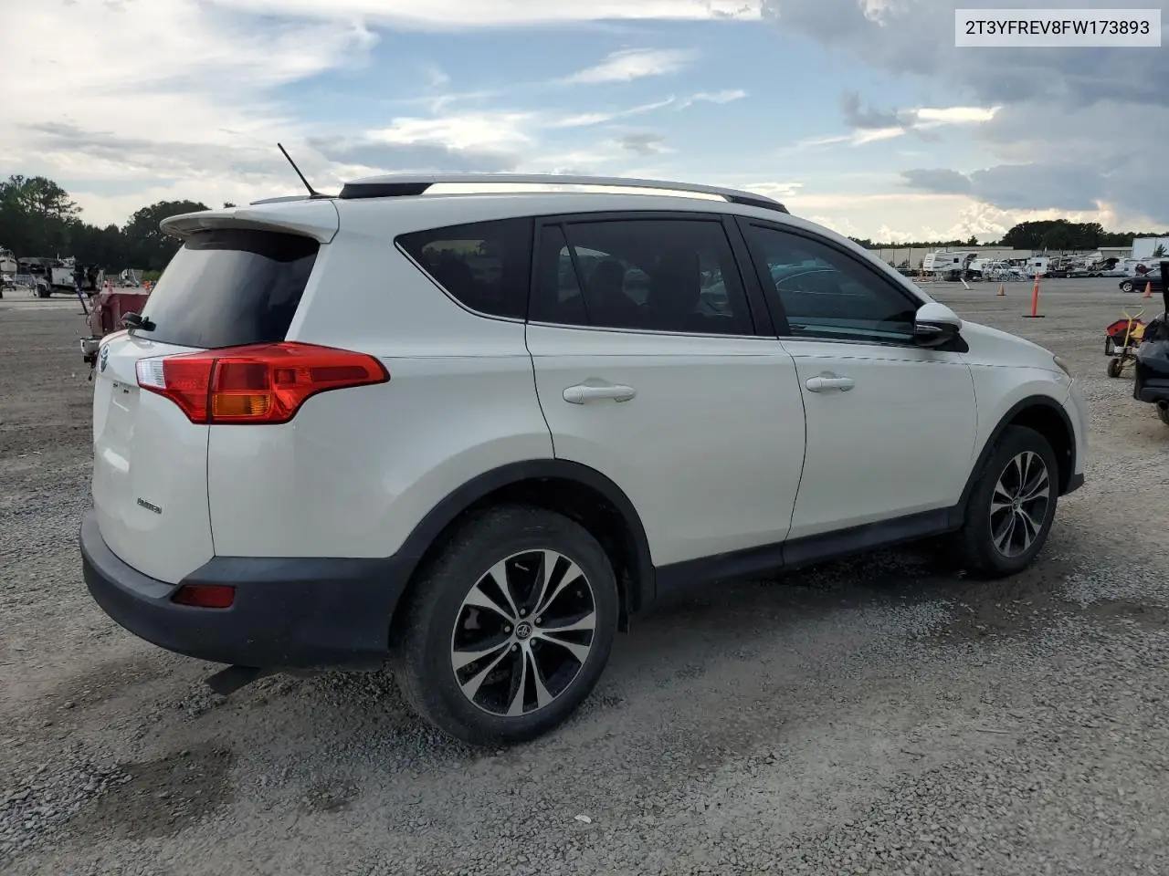 2015 Toyota Rav4 Limited VIN: 2T3YFREV8FW173893 Lot: 57166315