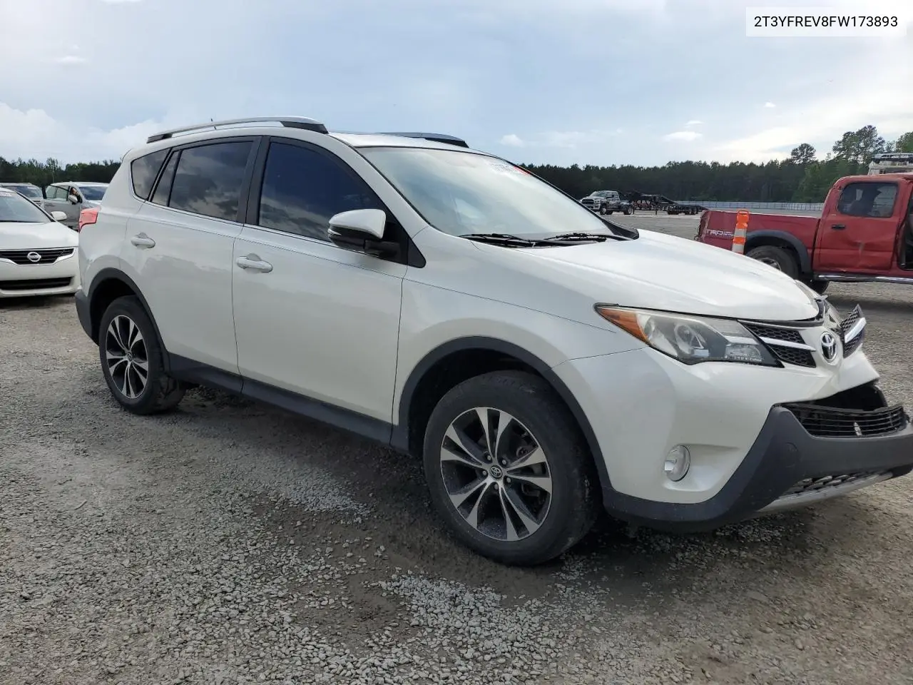 2015 Toyota Rav4 Limited VIN: 2T3YFREV8FW173893 Lot: 57166315