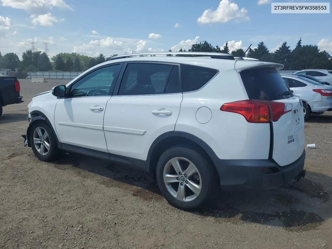 2015 Toyota Rav4 Xle VIN: 2T3RFREV5FW358553 Lot: 61728525