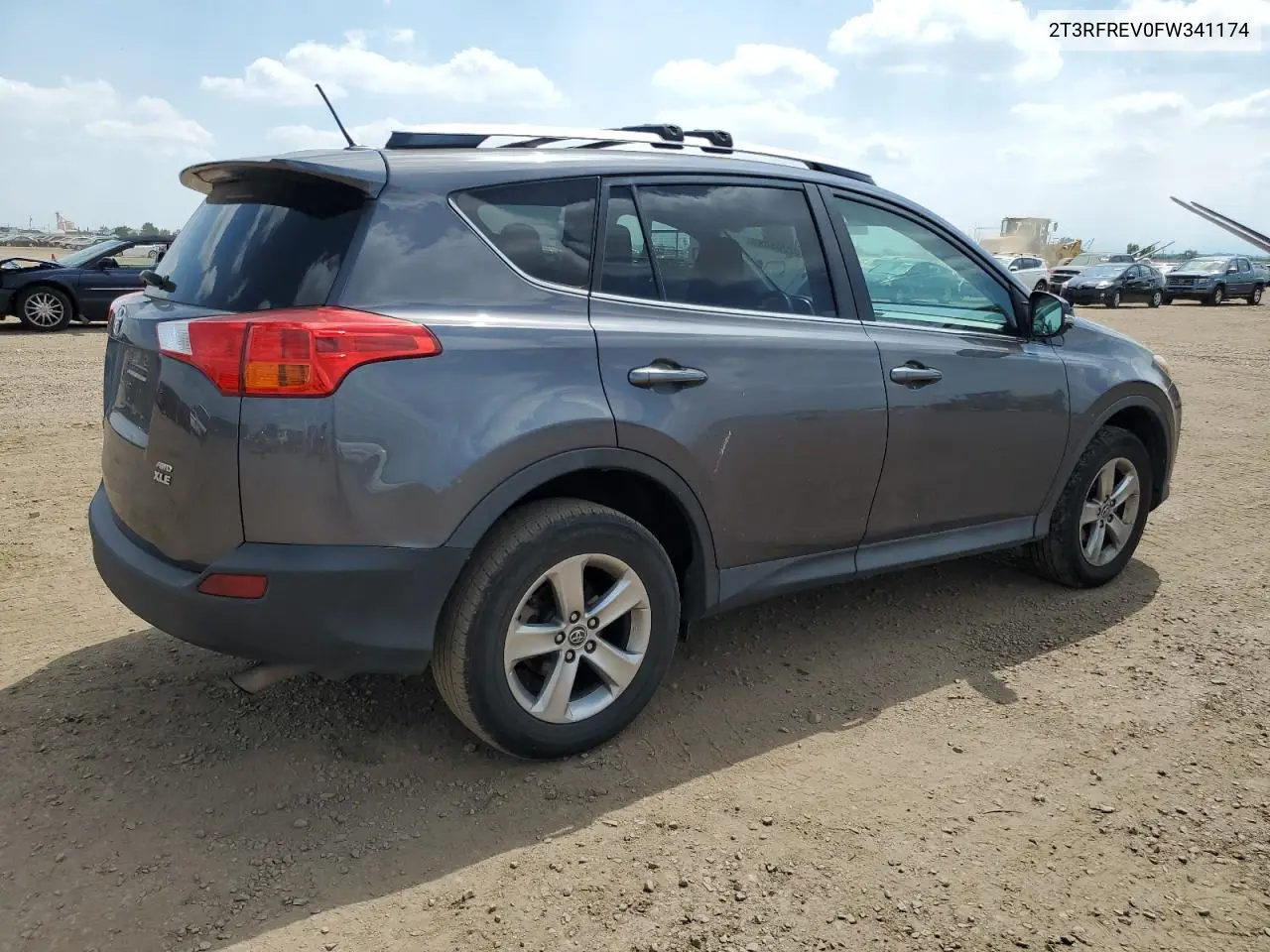 2015 Toyota Rav4 Xle VIN: 2T3RFREV0FW341174 Lot: 62208065