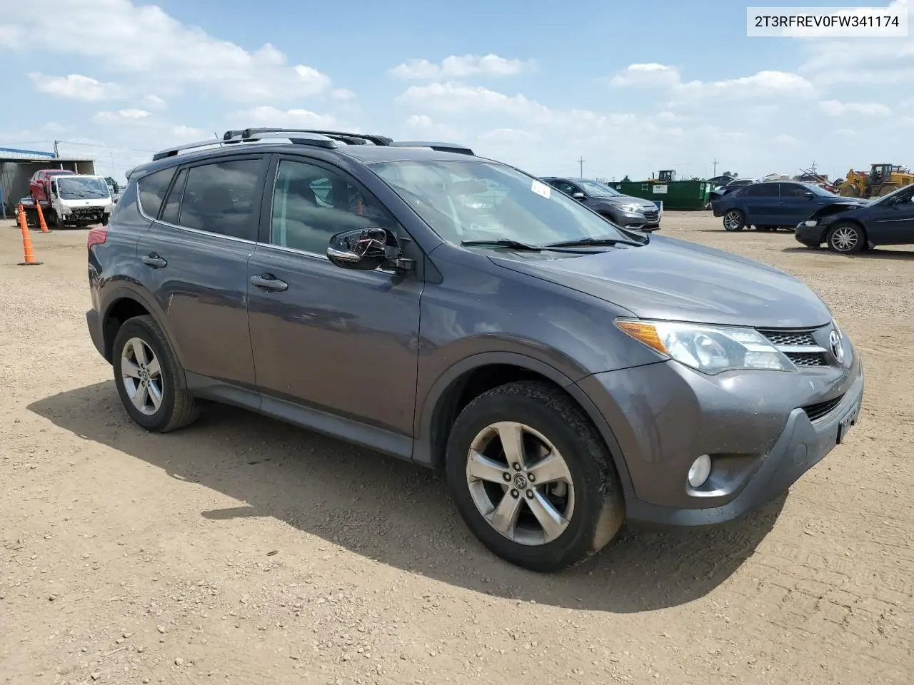 2015 Toyota Rav4 Xle VIN: 2T3RFREV0FW341174 Lot: 62208065
