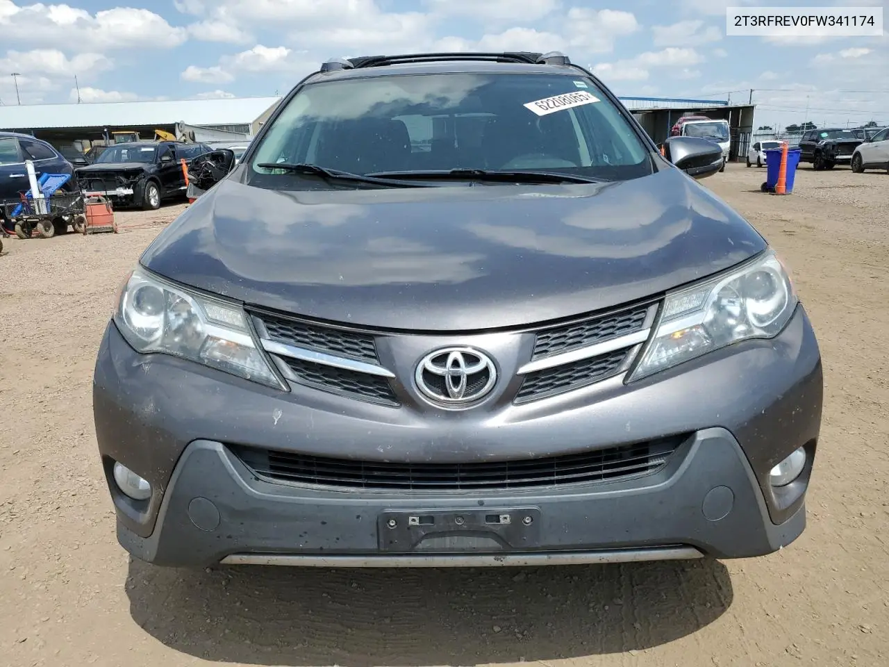 2015 Toyota Rav4 Xle VIN: 2T3RFREV0FW341174 Lot: 62208065