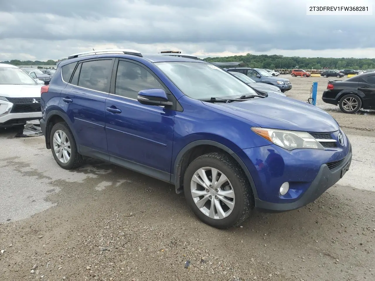 2015 Toyota Rav4 Limited VIN: 2T3DFREV1FW368281 Lot: 62646255