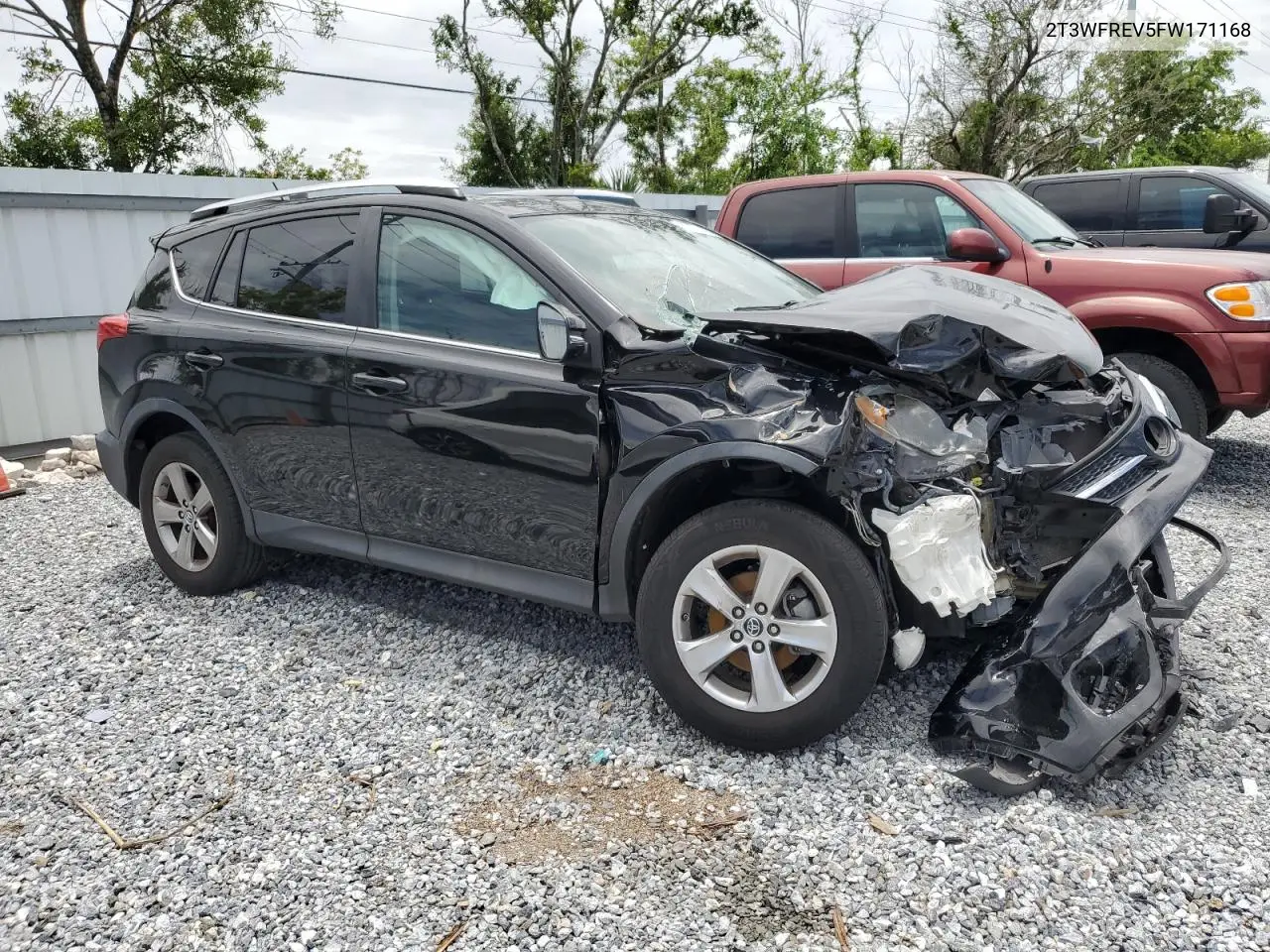 2015 Toyota Rav4 Xle VIN: 2T3WFREV5FW171168 Lot: 62770125