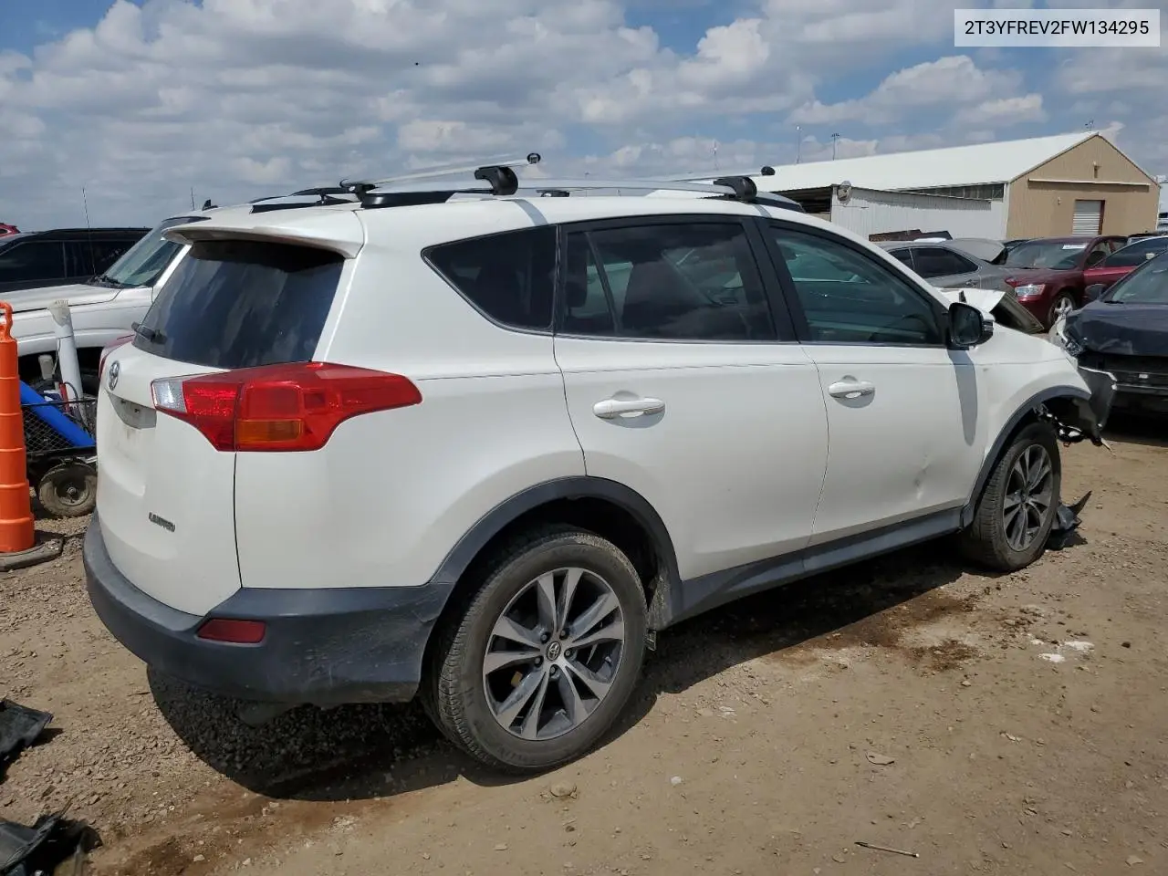 2015 Toyota Rav4 Limited VIN: 2T3YFREV2FW134295 Lot: 62921285