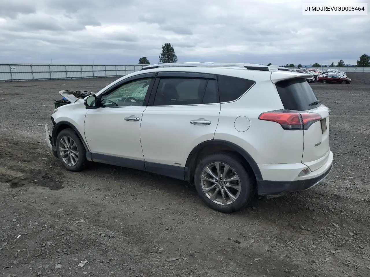 2016 Toyota Rav4 Hv Limited VIN: JTMDJREV0GD008464 Lot: 56172115