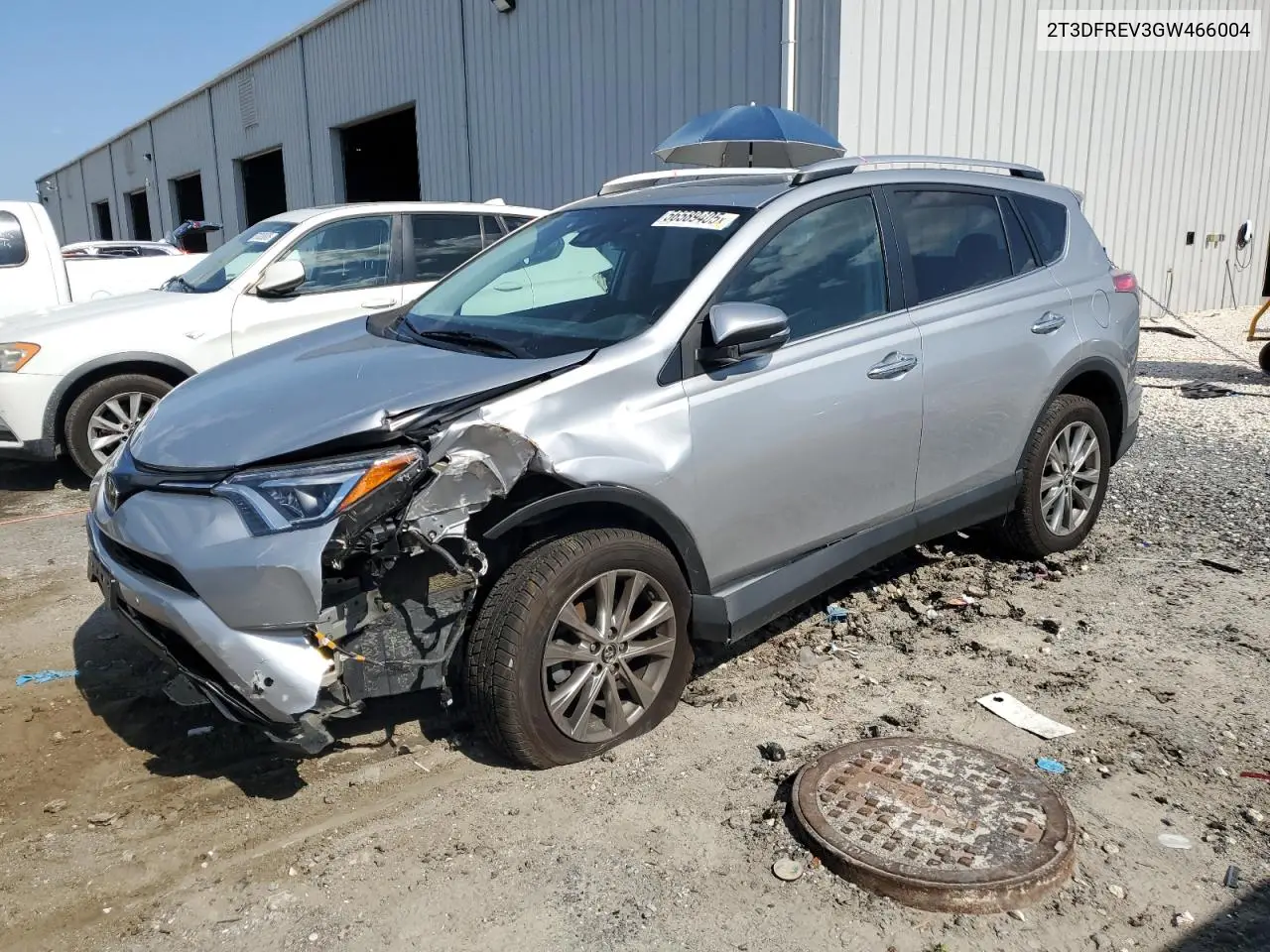 2016 Toyota Rav4 Limited VIN: 2T3DFREV3GW466004 Lot: 56589405