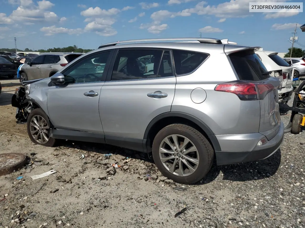 2016 Toyota Rav4 Limited VIN: 2T3DFREV3GW466004 Lot: 56589405