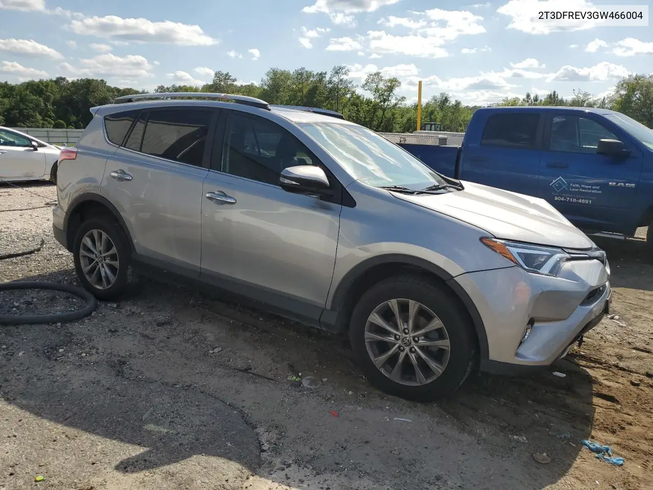 2016 Toyota Rav4 Limited VIN: 2T3DFREV3GW466004 Lot: 56589405