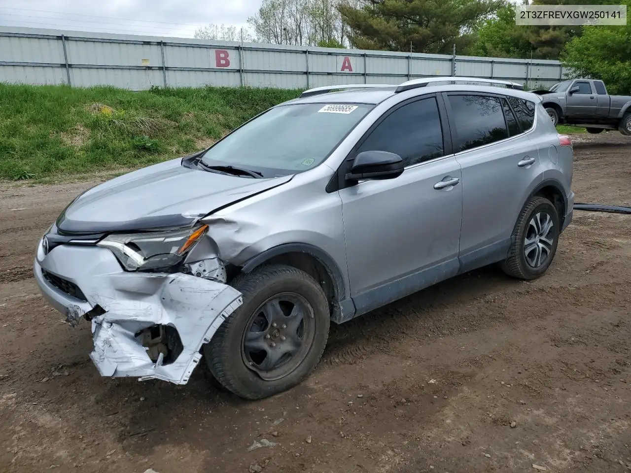 2016 Toyota Rav4 Le VIN: 2T3ZFREVXGW250141 Lot: 56999685