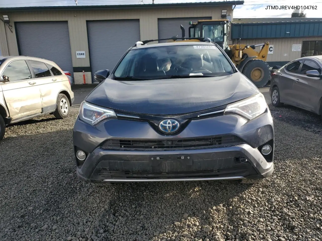 2017 Toyota Rav4 Hv Limited VIN: JTMDJREV4HD104762 Lot: 47365285