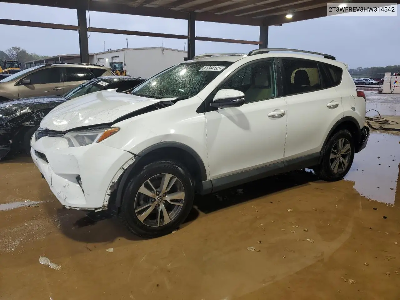 2017 Toyota Rav4 Xle VIN: 2T3WFREV3HW314542 Lot: 51244195