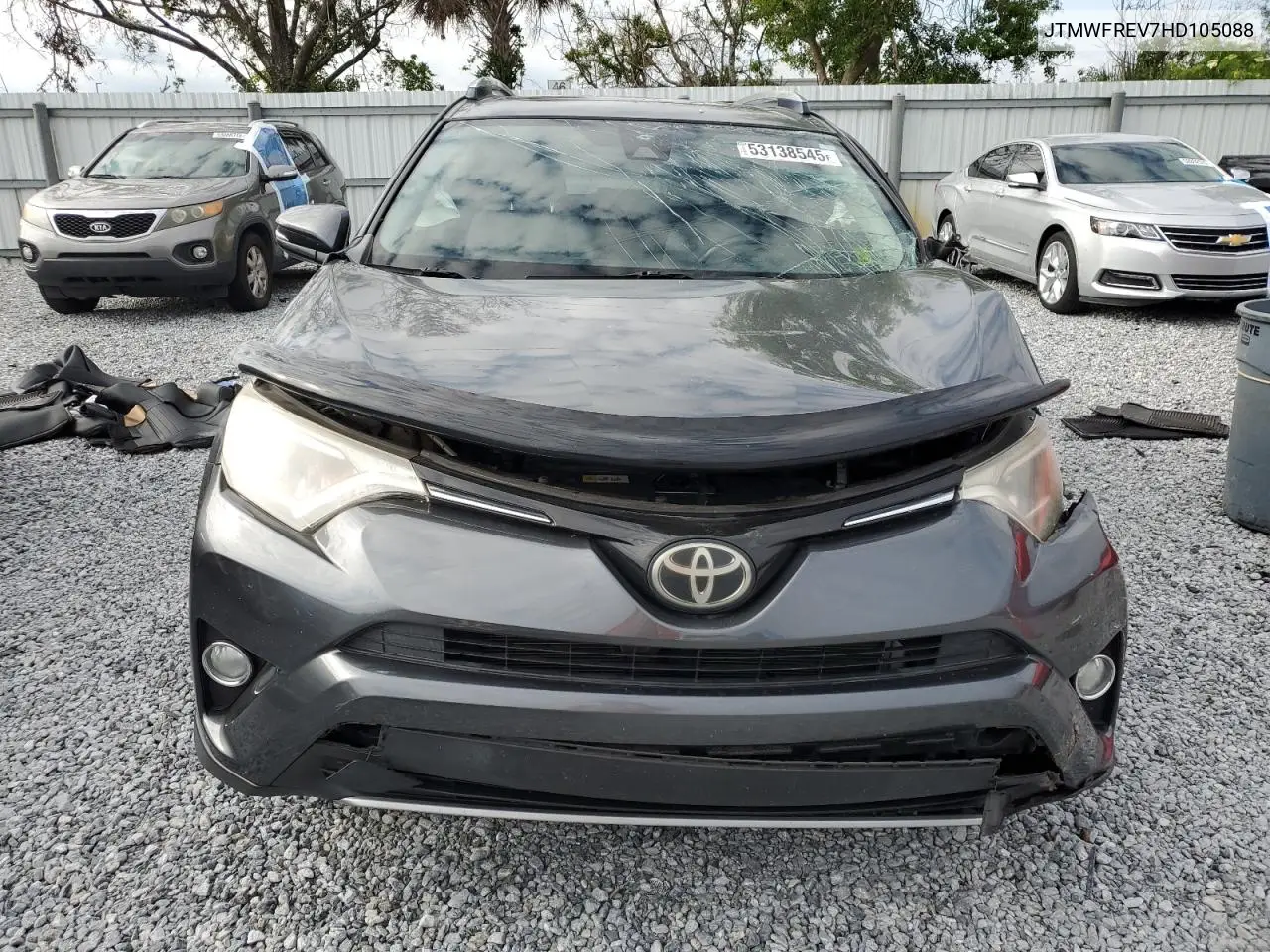 2017 Toyota Rav4 Xle VIN: JTMWFREV7HD105088 Lot: 53138545