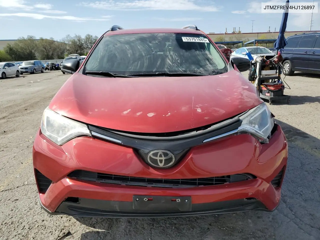 2017 Toyota Rav4 Le VIN: JTMZFREV4HJ126897 Lot: 53701885