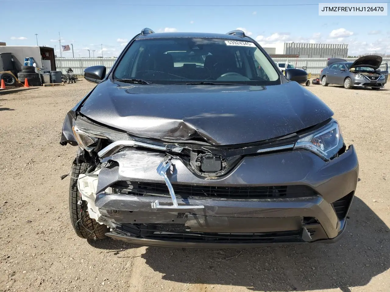 2017 Toyota Rav4 Le VIN: JTMZFREV1HJ126470 Lot: 53924345