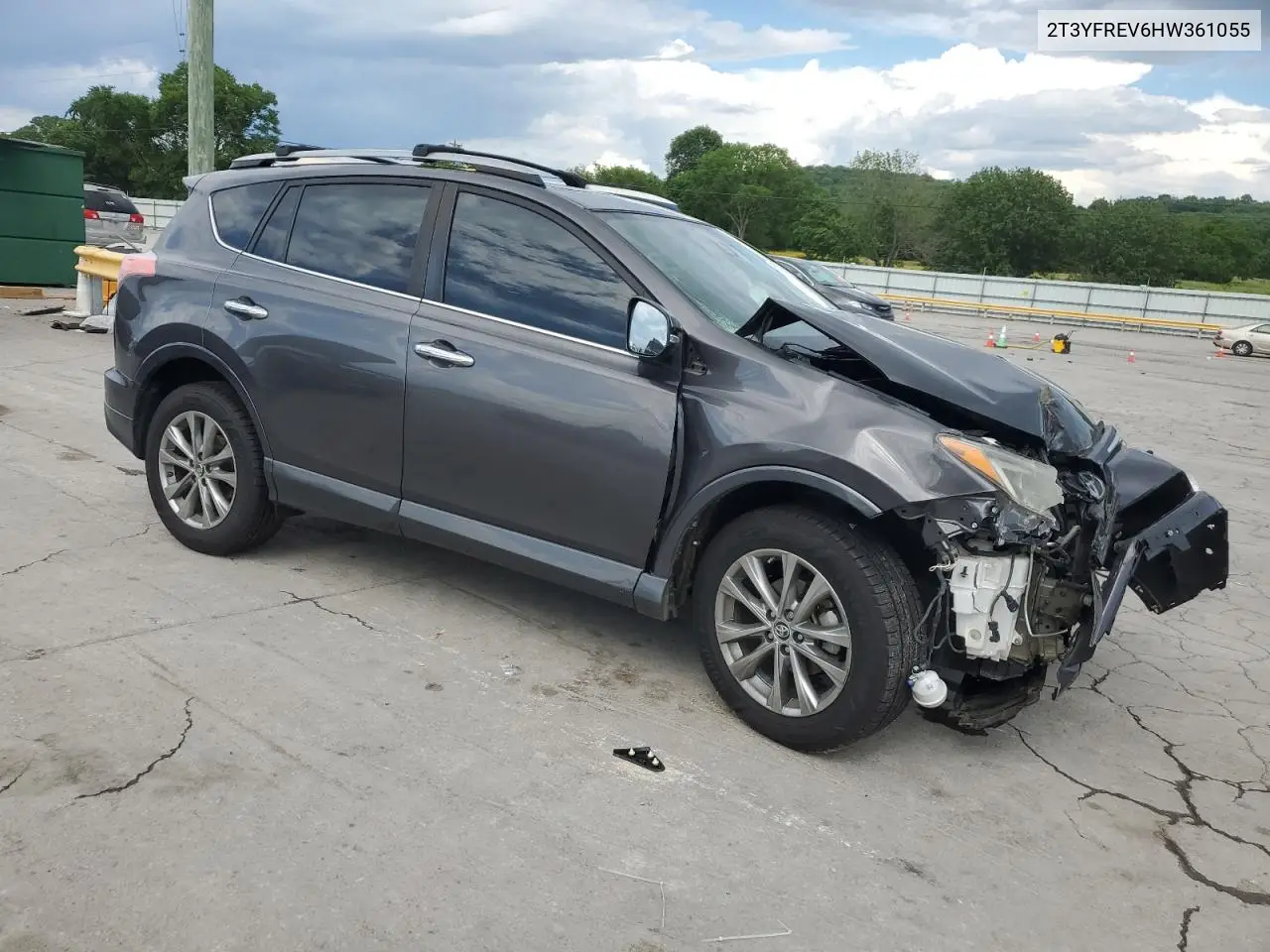 2017 Toyota Rav4 Limited VIN: 2T3YFREV6HW361055 Lot: 56014575