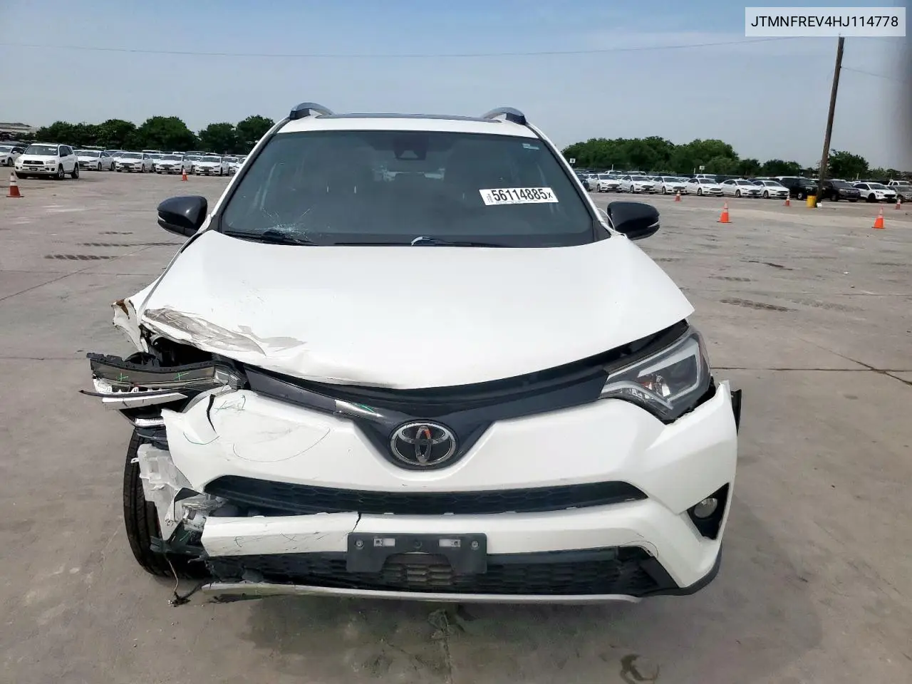 2017 Toyota Rav4 Se VIN: JTMNFREV4HJ114778 Lot: 56114885