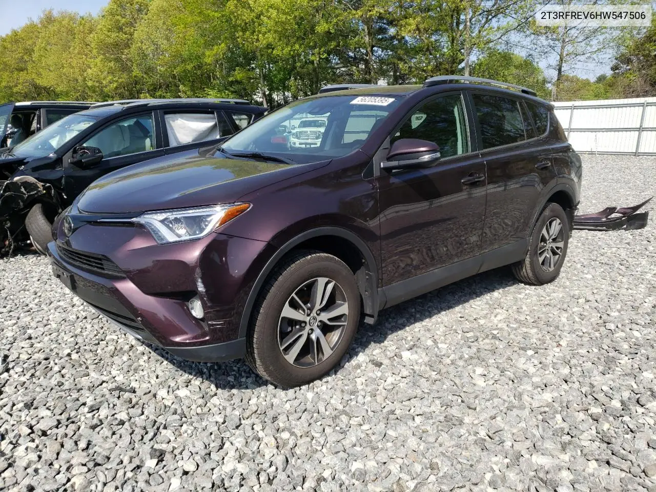 2017 Toyota Rav4 Xle VIN: 2T3RFREV6HW547506 Lot: 56205395