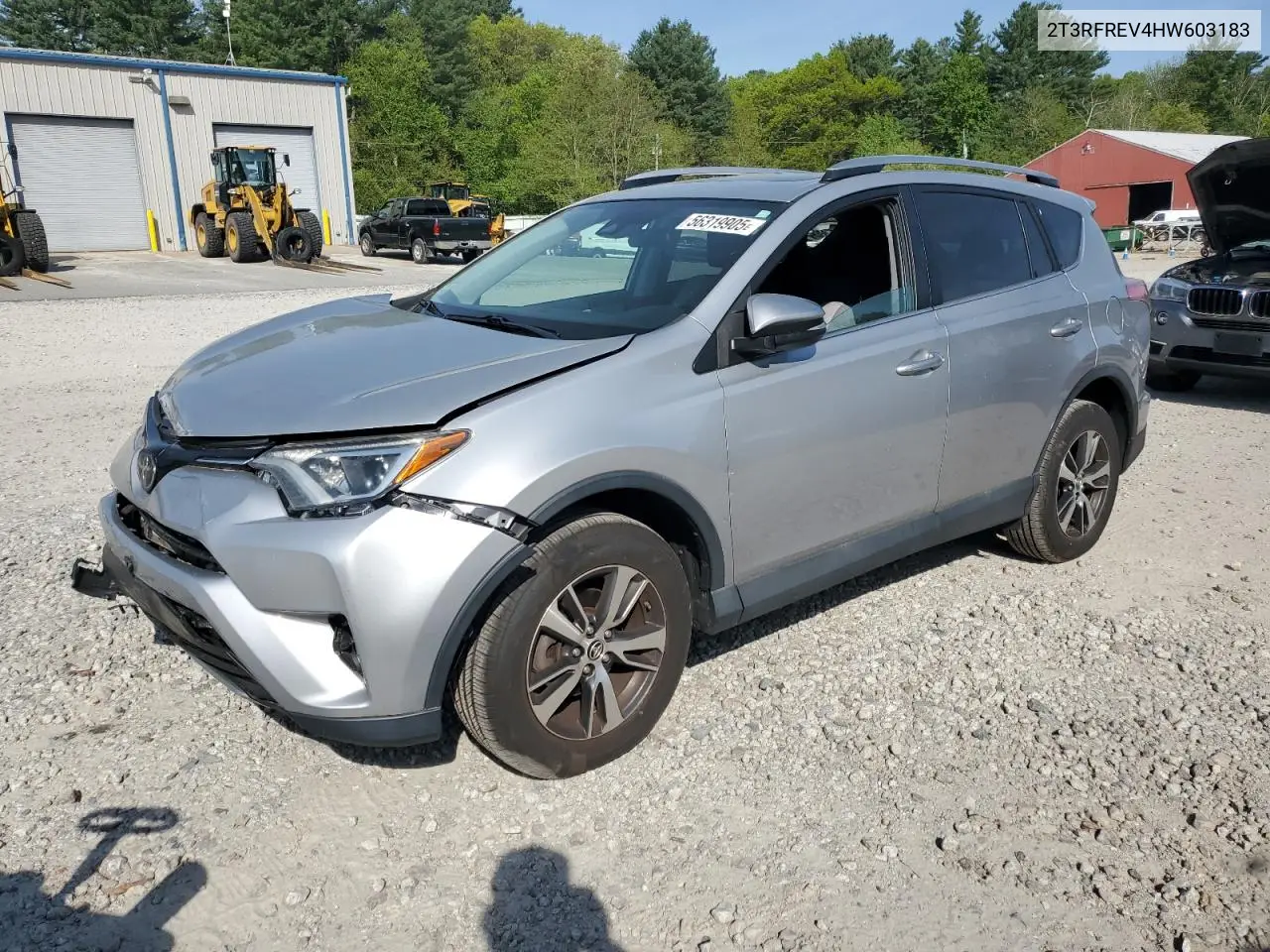 2017 Toyota Rav4 Xle VIN: 2T3RFREV4HW603183 Lot: 56319905