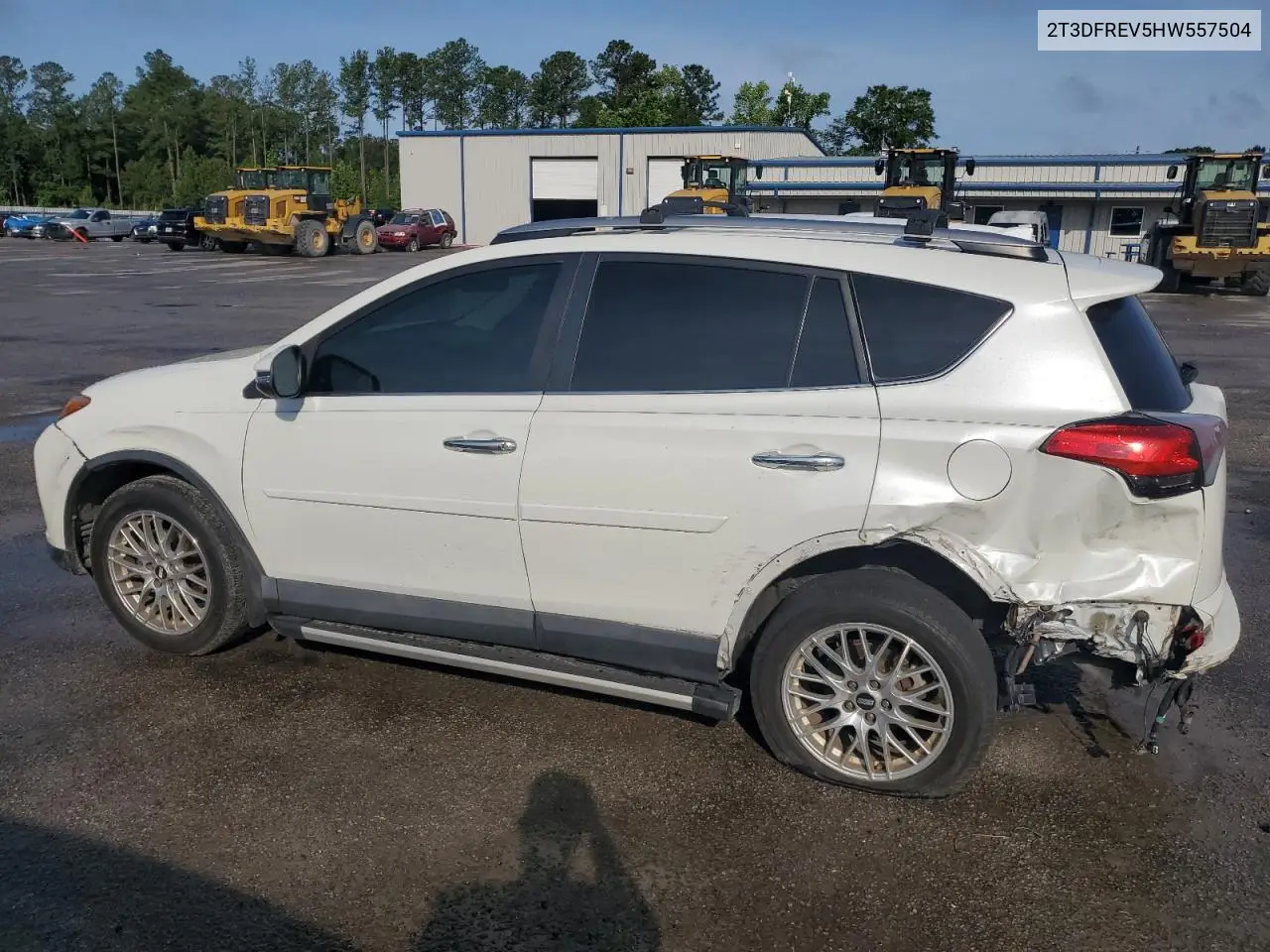 2017 Toyota Rav4 Limited VIN: 2T3DFREV5HW557504 Lot: 56407305