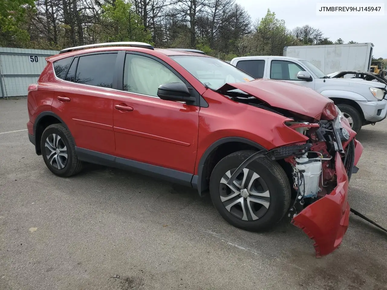 2017 Toyota Rav4 Le VIN: JTMBFREV9HJ145947 Lot: 56492785