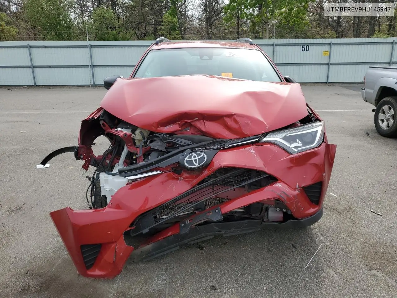 2017 Toyota Rav4 Le VIN: JTMBFREV9HJ145947 Lot: 56492785