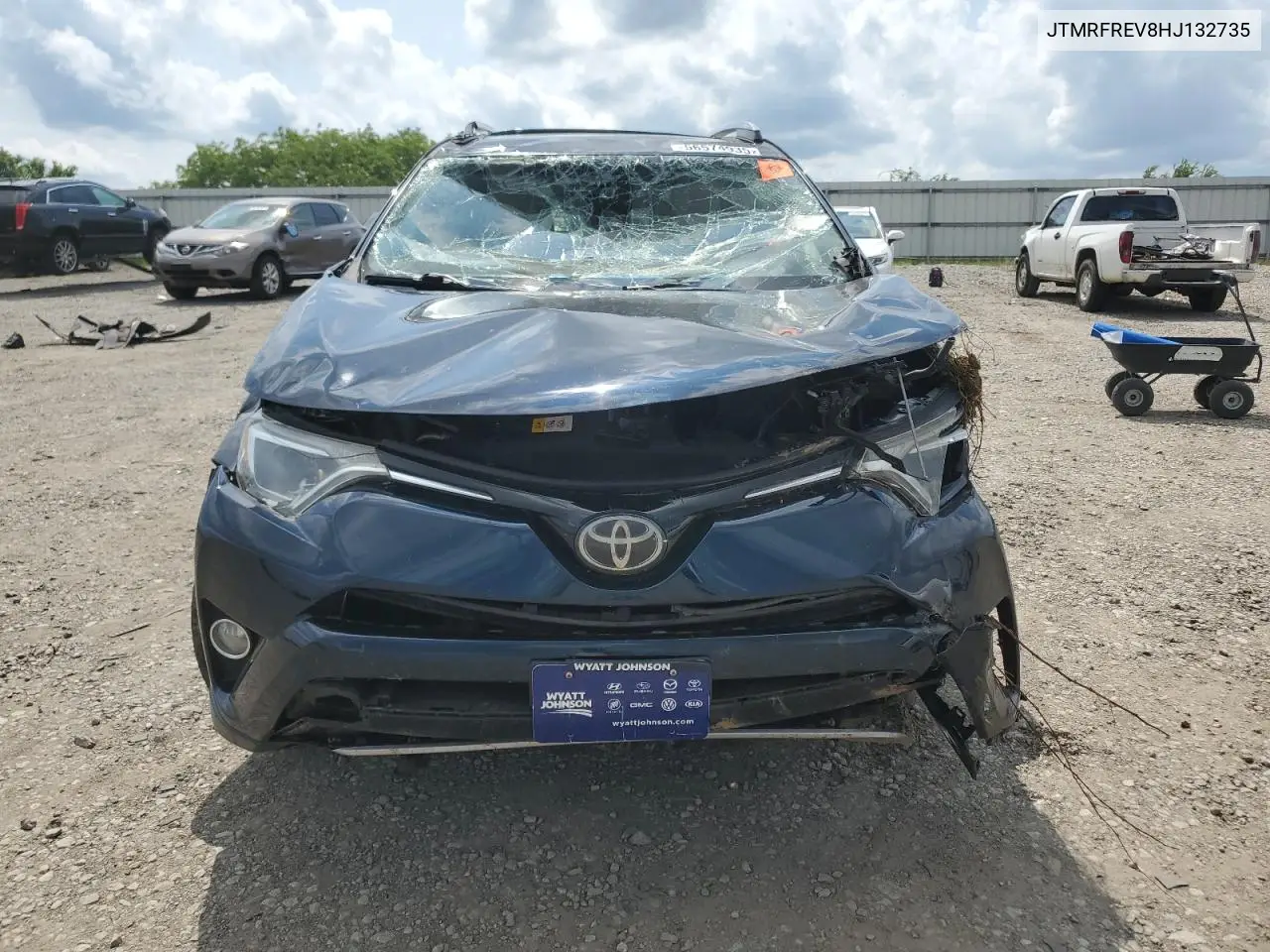 2017 Toyota Rav4 Xle VIN: JTMRFREV8HJ132735 Lot: 56574935