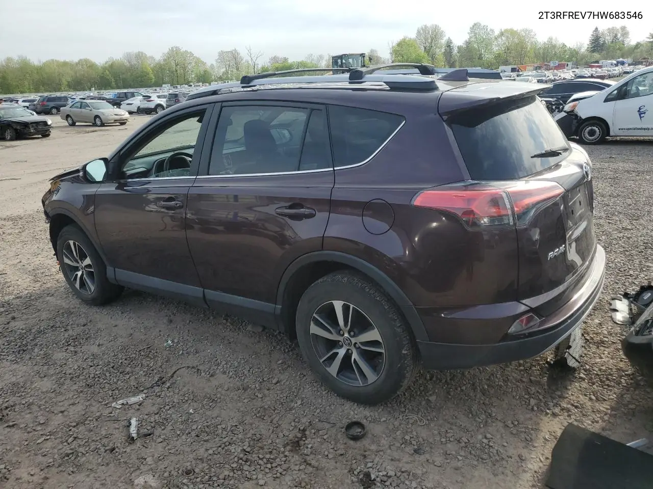 2017 Toyota Rav4 Xle VIN: 2T3RFREV7HW683546 Lot: 56629405