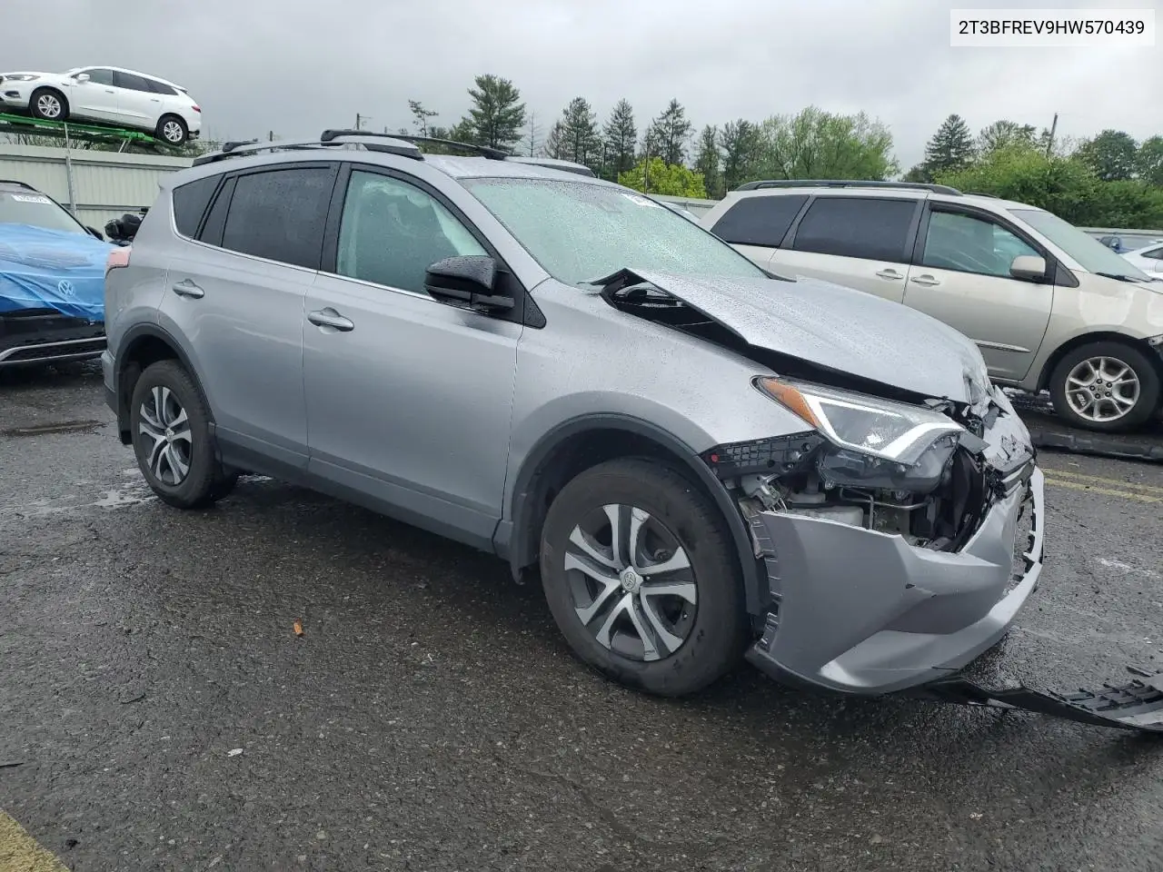 2017 Toyota Rav4 Le VIN: 2T3BFREV9HW570439 Lot: 56710325