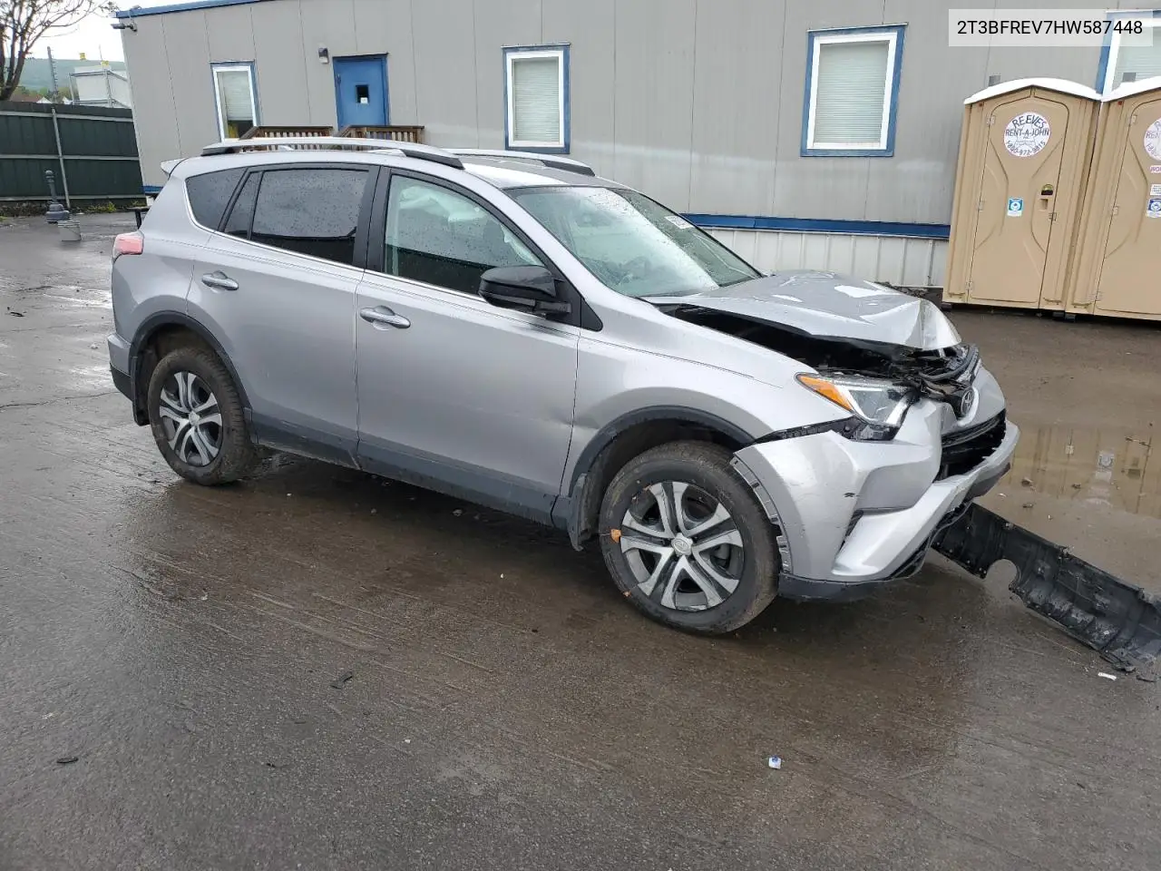 2017 Toyota Rav4 Le VIN: 2T3BFREV7HW587448 Lot: 56828155