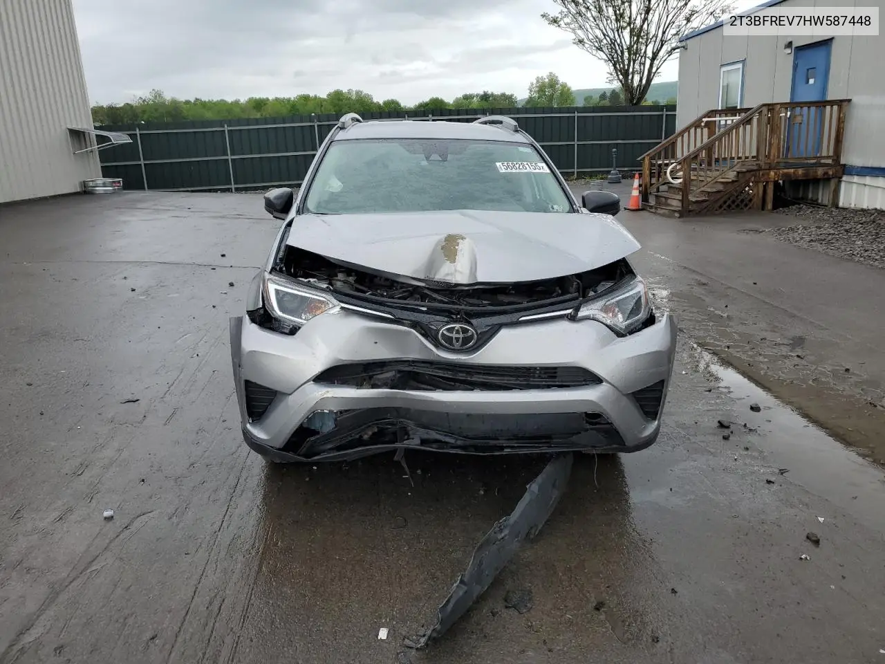 2017 Toyota Rav4 Le VIN: 2T3BFREV7HW587448 Lot: 56828155