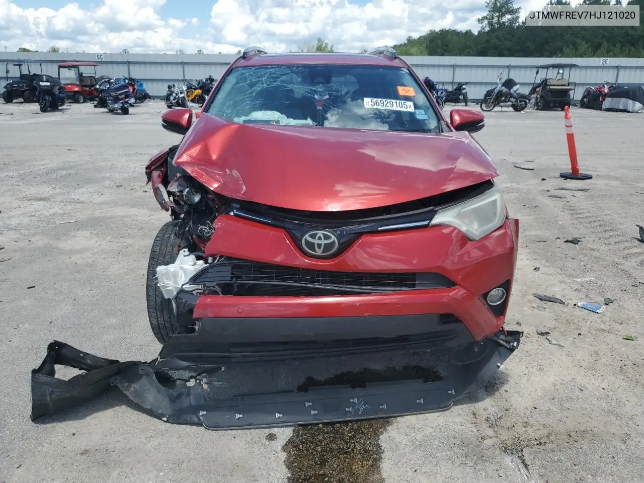 2017 Toyota Rav4 Xle VIN: JTMWFREV7HJ121020 Lot: 56929105