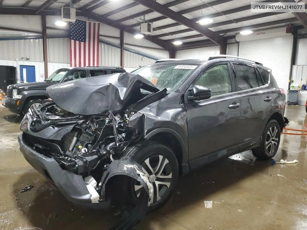 2017 Toyota Rav4 Le VIN: JTMBFREV6HJ141077 Lot: 56956535