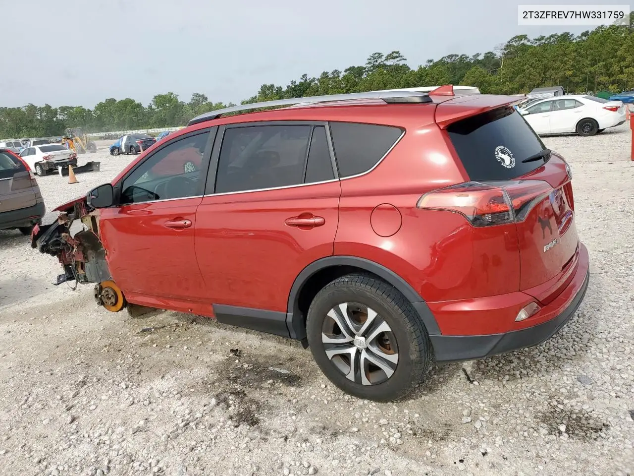 2017 Toyota Rav4 Le VIN: 2T3ZFREV7HW331759 Lot: 57054345