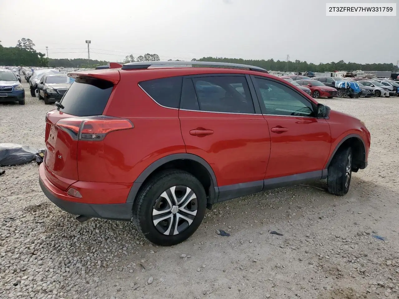 2017 Toyota Rav4 Le VIN: 2T3ZFREV7HW331759 Lot: 57054345