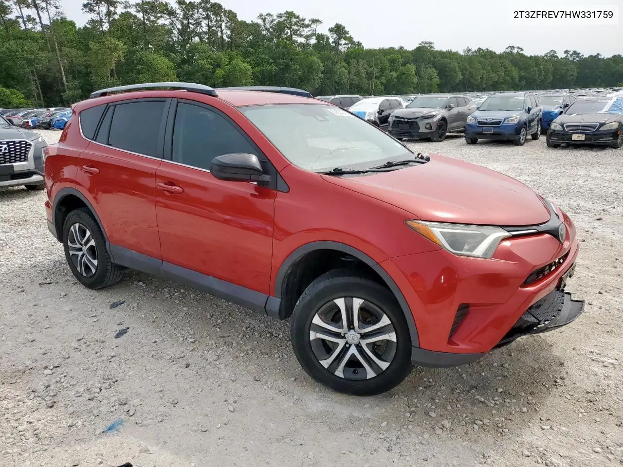2017 Toyota Rav4 Le VIN: 2T3ZFREV7HW331759 Lot: 57054345