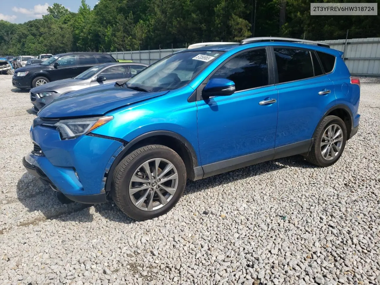 2017 Toyota Rav4 Limited VIN: 2T3YFREV6HW318724 Lot: 57058965